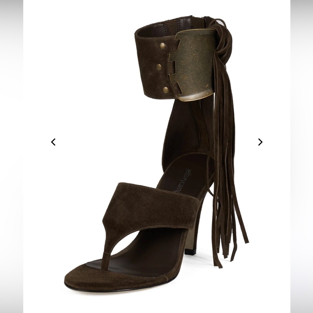 Jeffrey Campbell Dark Brown Suede Heels